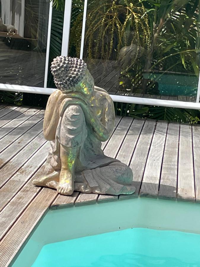 Villa Ste Marthe Avec Piscine, Grande Terrasse, Jardin Intime Et Citerne D'Eau Saint-Francois  Bagian luar foto
