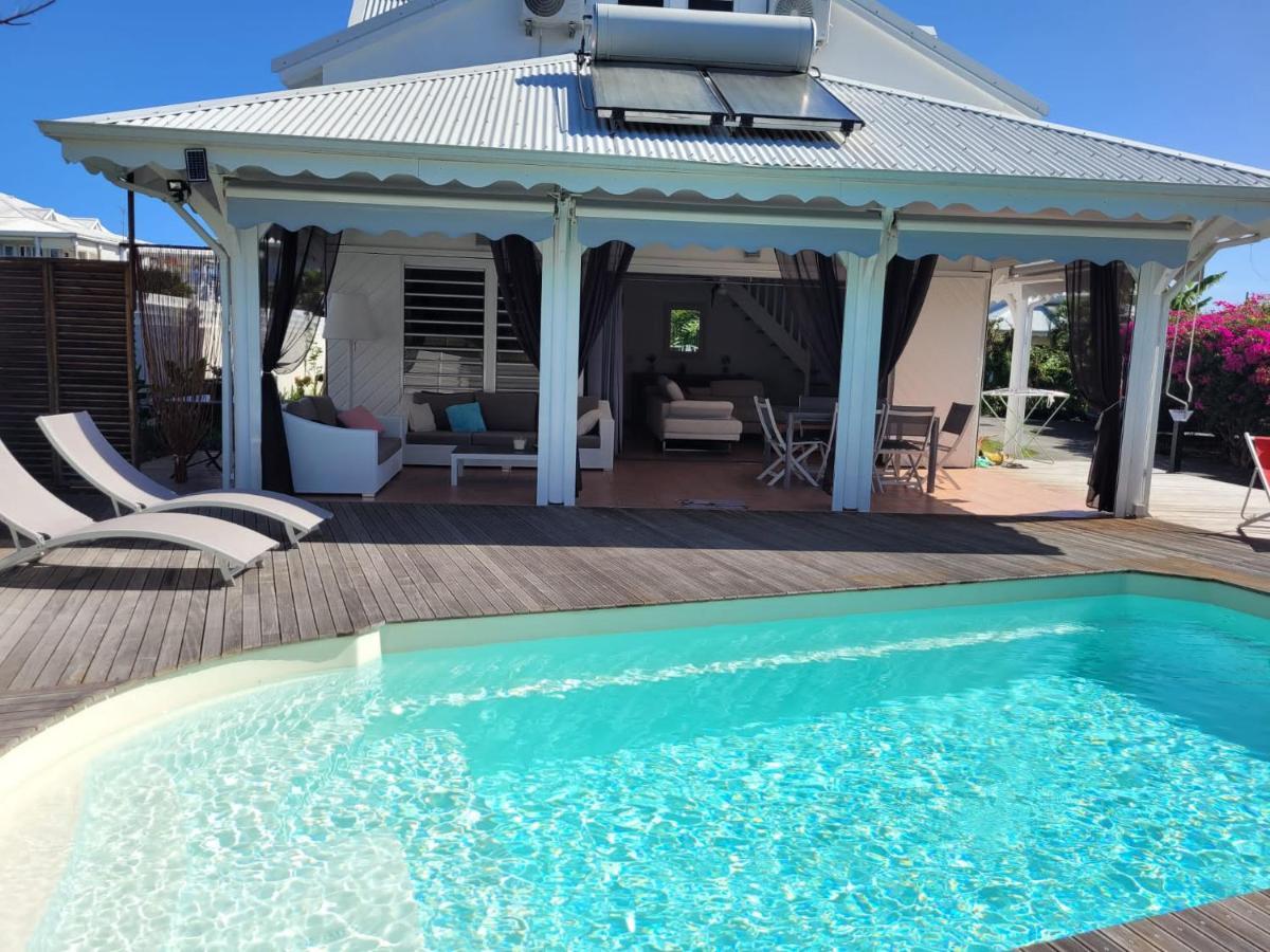 Villa Ste Marthe Avec Piscine, Grande Terrasse, Jardin Intime Et Citerne D'Eau Saint-Francois  Bagian luar foto