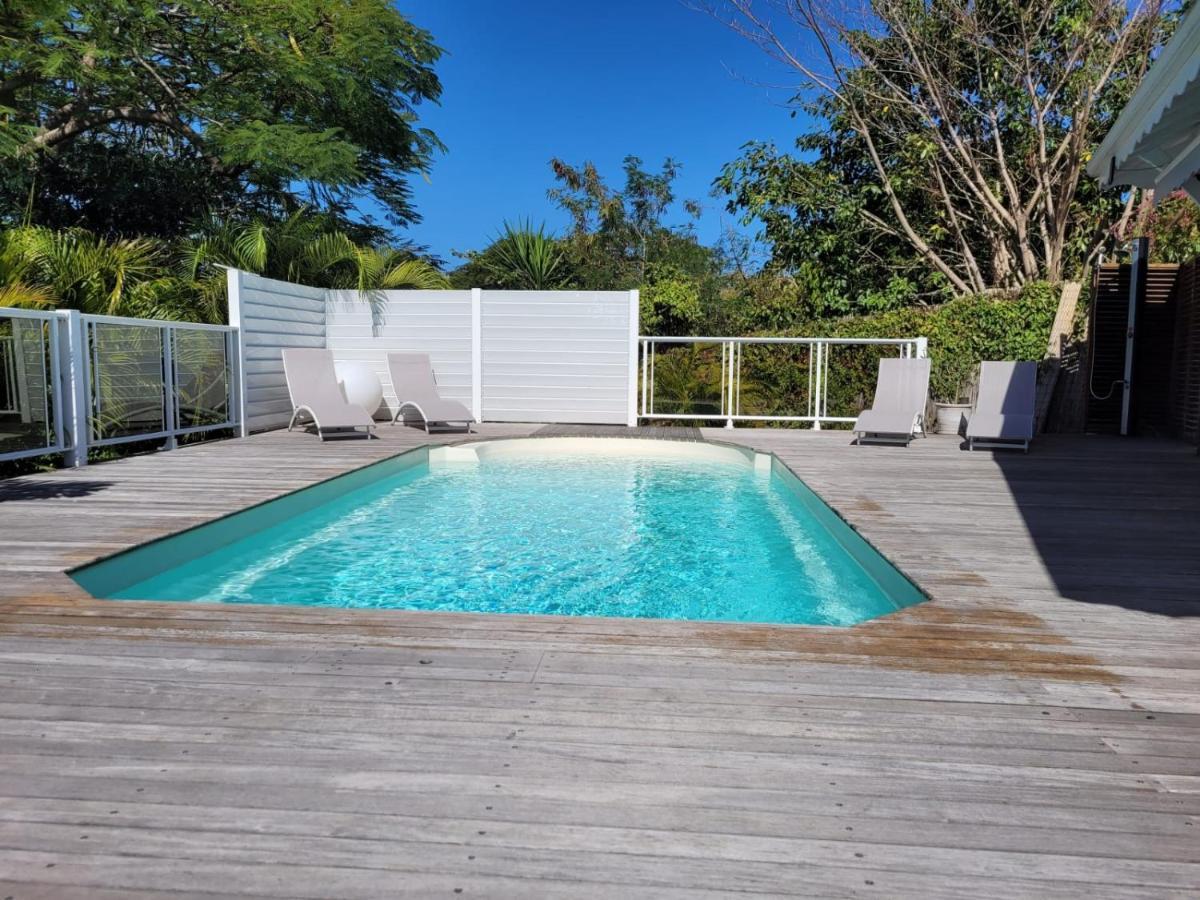 Villa Ste Marthe Avec Piscine, Grande Terrasse, Jardin Intime Et Citerne D'Eau Saint-Francois  Bagian luar foto