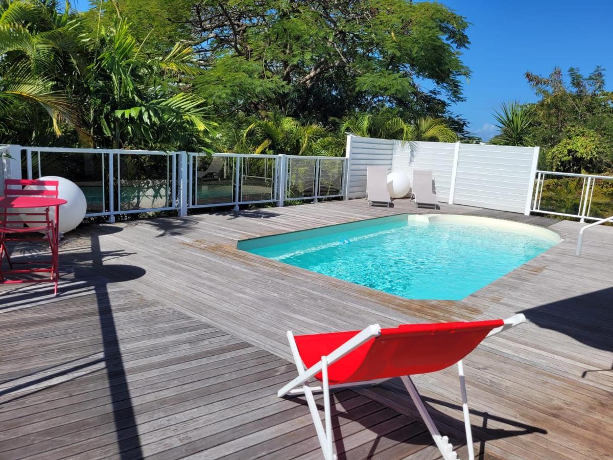 Villa Ste Marthe Avec Piscine, Grande Terrasse, Jardin Intime Et Citerne D'Eau Saint-Francois  Bagian luar foto