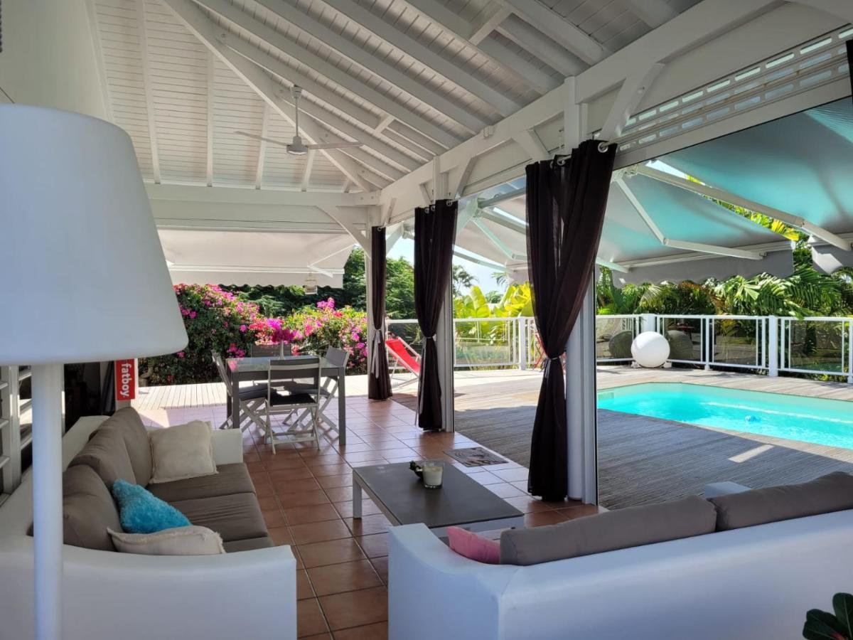 Villa Ste Marthe Avec Piscine, Grande Terrasse, Jardin Intime Et Citerne D'Eau Saint-Francois  Bagian luar foto
