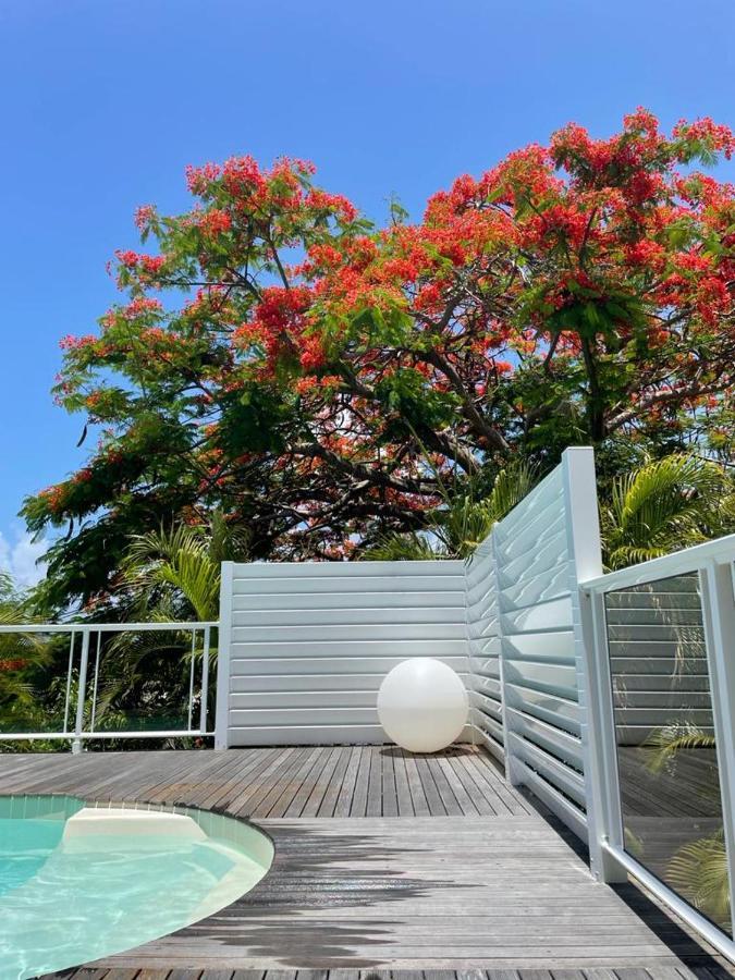 Villa Ste Marthe Avec Piscine, Grande Terrasse, Jardin Intime Et Citerne D'Eau Saint-Francois  Bagian luar foto