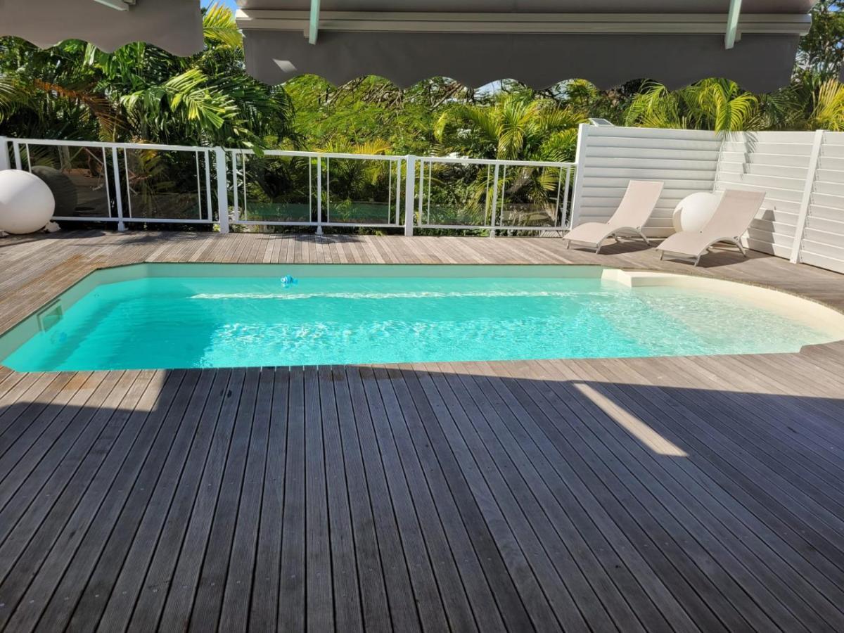 Villa Ste Marthe Avec Piscine, Grande Terrasse, Jardin Intime Et Citerne D'Eau Saint-Francois  Bagian luar foto