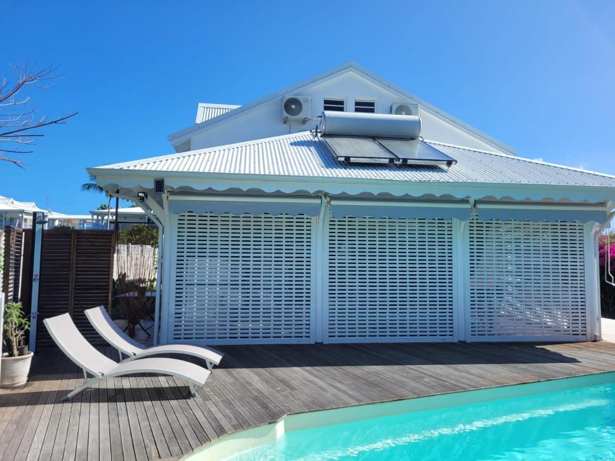 Villa Ste Marthe Avec Piscine, Grande Terrasse, Jardin Intime Et Citerne D'Eau Saint-Francois  Bagian luar foto
